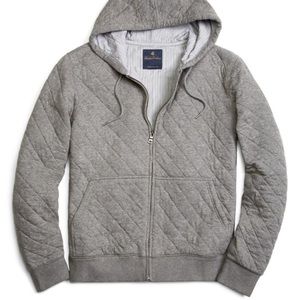 Luxe brooks brothers zip up pin stripe lined